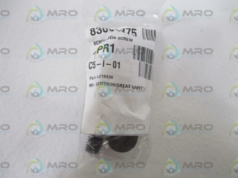 LOT OF 2  CAMERON 216435 SCREW *NEW IN A BAG*