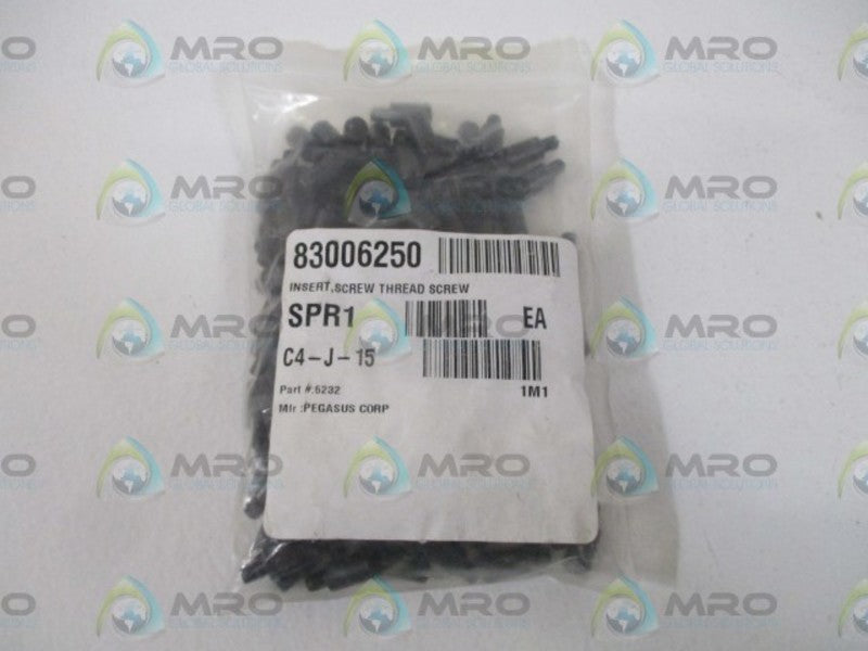 LOT OF 146 PEGASUS CORP. 5232 THREAD SCREW *NEW IN A BAG*