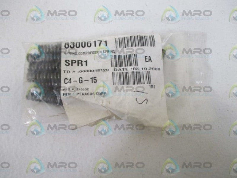 LOT OF 15 PEGASUS CORP. 240032 SPRING *NEW IN A BAG*