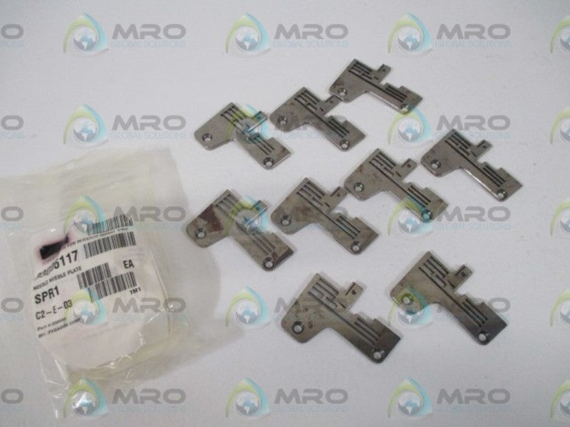 LOT OF 9 PEGASUS CORP. 208566 NEEDLE PLATE * NEW IN A BAG *