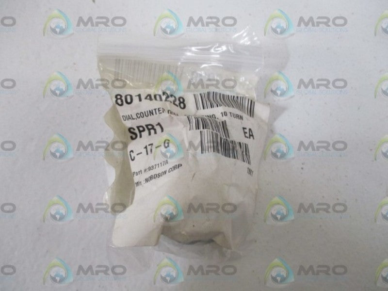 NORDSON 937117A COUNTER DIAL * NEW IN A BAG *