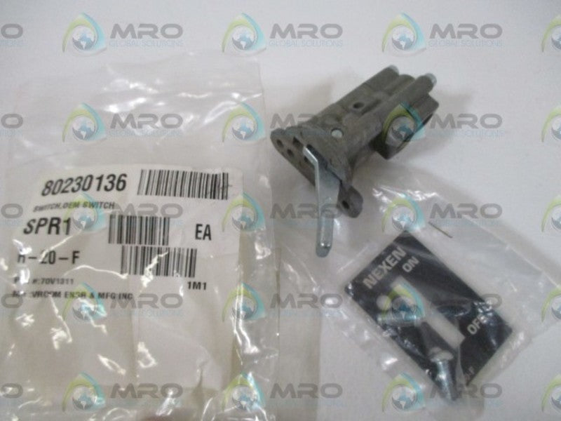 VROOM ENGR & MFG INC. 70V1311 SWITCH * NEW IN A BAG *