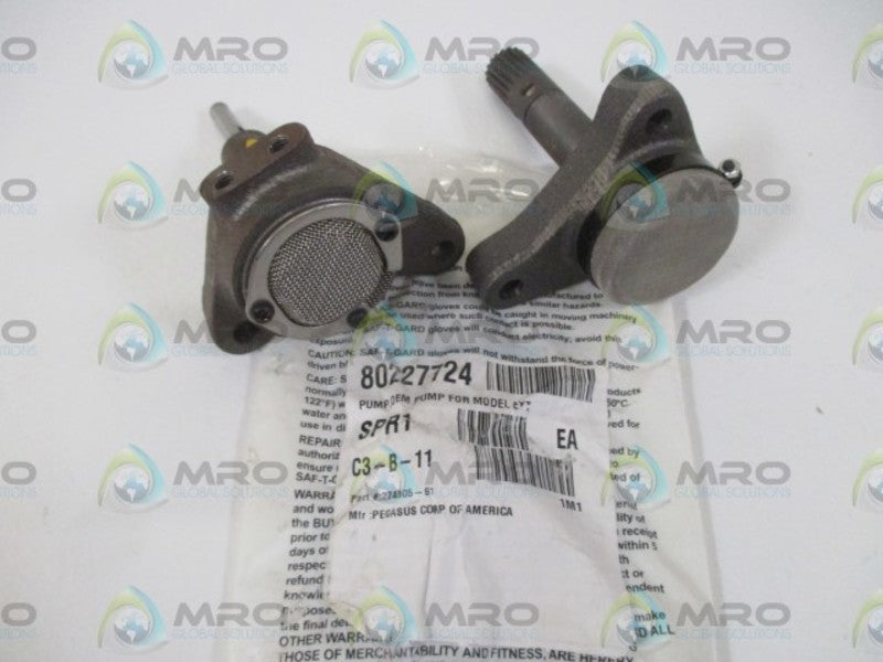 LOT OF 2 PEGASUS CORP. 274505-91 PUMP FOR MODEL EXT7 *NEW IN A BAG*