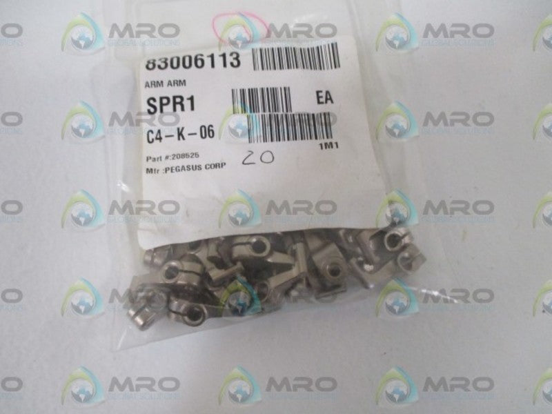 LOT OF 20 PEGASUS CORP. 208525 ARM *NEW IN A BAG*