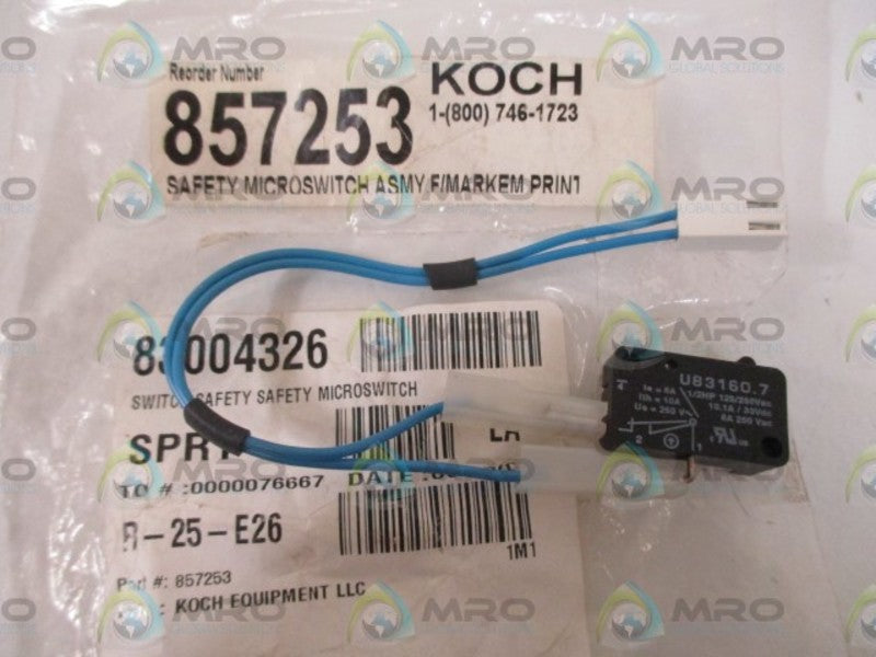 KOCH 857253 SAFETY SWITCH * NEW IN A BAG *