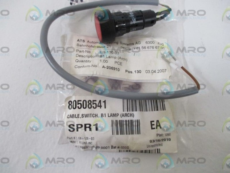 FELINS INC EB-130-03 SWITCH CABLE * NEW IN A BAG *