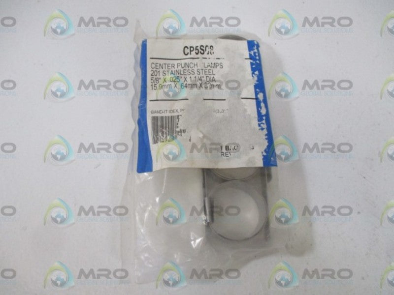 LOT OF 6 BAND-IT CP5S08 CENTER PUNCH CLAMPS *NEW IN A BAG*