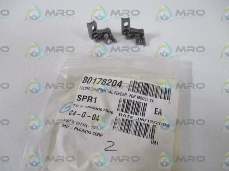 LOT OF 2 PEGASUS CORP. 277374-13 FEEDER DIFFERENTIAL FEEDER *NEW IN A BAG*