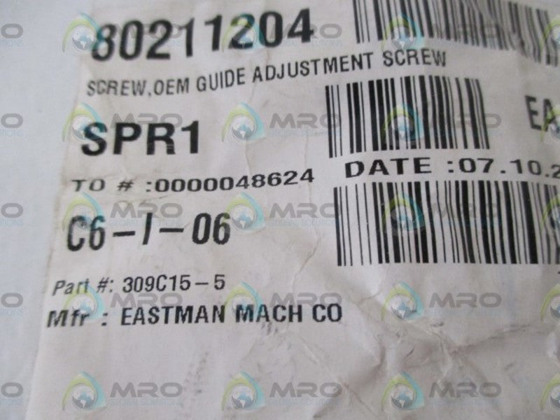 LOT OF 36 EASTMAN 309C15-5 SCREW *NEW IN A BAG*