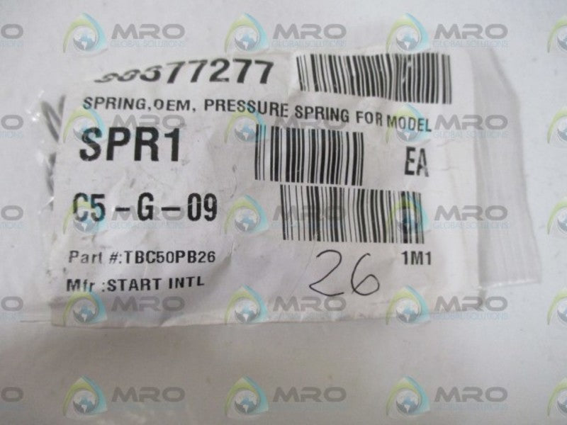 LOT OF 26 START INTL. TBC50PB26 PRESSURE SPRING *NEW IN A BAG*