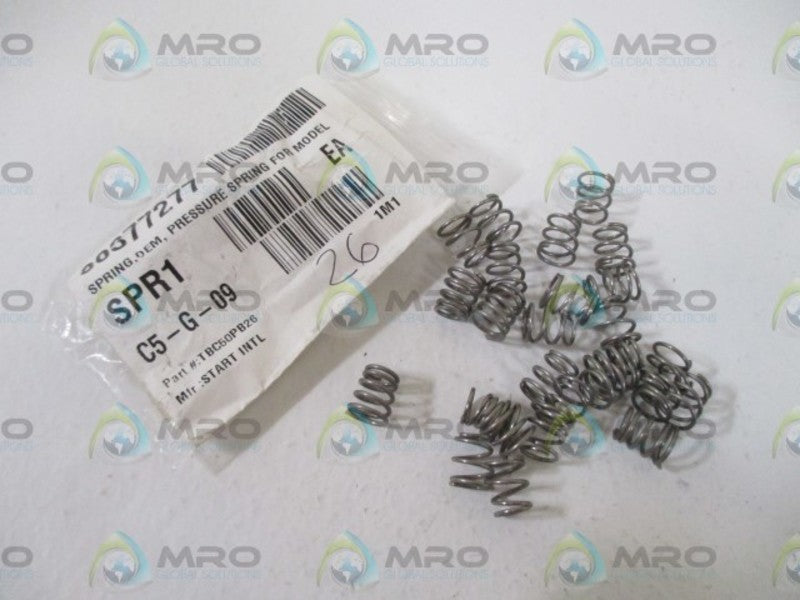 LOT OF 26 START INTL. TBC50PB26 PRESSURE SPRING *NEW IN A BAG*