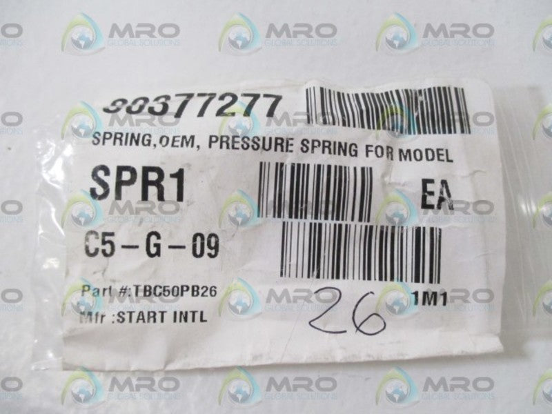 LOT OF 26 START INTL. TBC50PB26 PRESSURE SPRING *NEW IN A BAG*