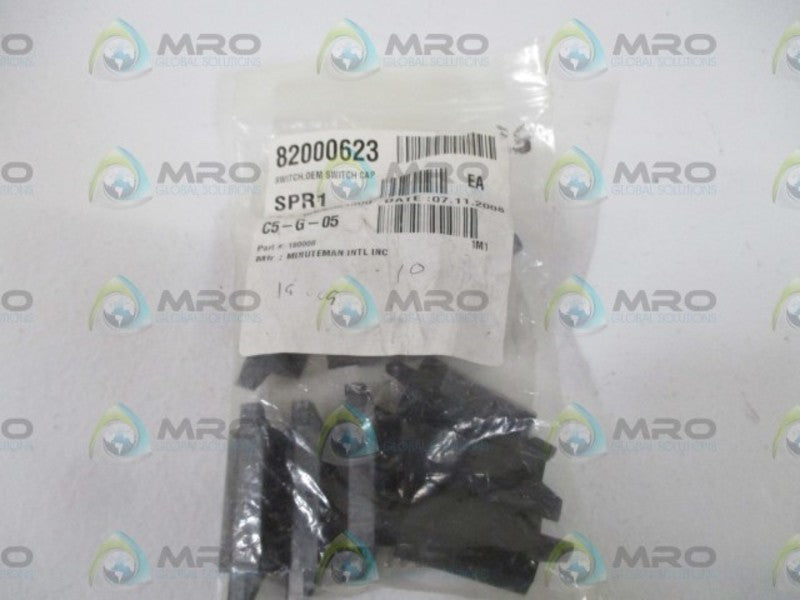 LOT OF 10 MINUTEMAN 190008 SWITCH CAP *NEW IN A BAG*