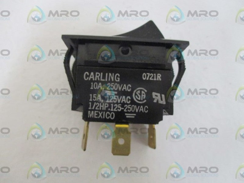 LOT OF 10 CARLING 0721R ON/OFF SELECTOR SWITCH *NEW IN A BAG*