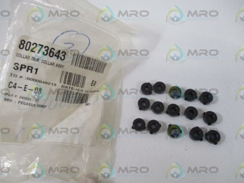 LOT OF 15 PEGASUS CORP. 240028-92 COLLAR ASSY. *NEW IN A BAG*