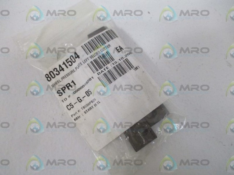 LOT OF 2 START INTERNATIONAL TBC50PB25 PLATE LEFT CUTTER *NEW NO BOX*