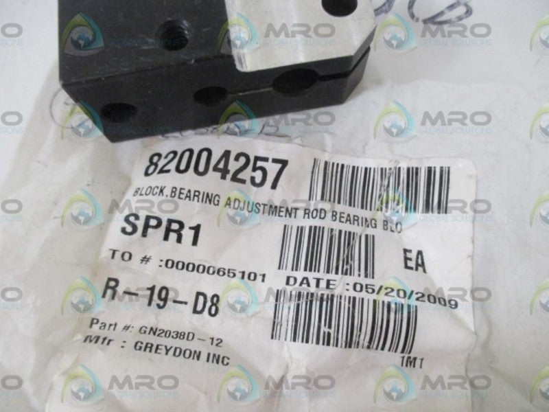 GREYDON GN2038D-12 ADJUSTMENT ROD BEARING BLOCK * NEW IN A BAG *