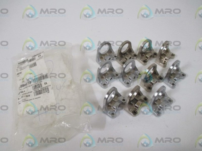LOT OF 11 PEGASUS CORP. 301245 BRACKET FOR AIR CYLINDER *NEW IN A BAG*