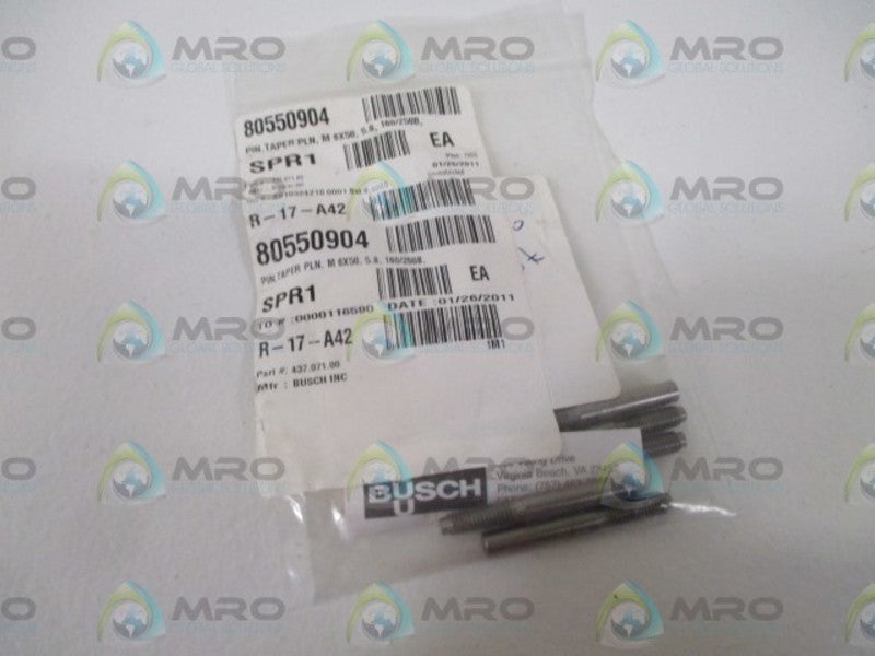 LOT OF 5 BUSCH 437.071.00 TAPPER PIN *NEW IN A BAG*