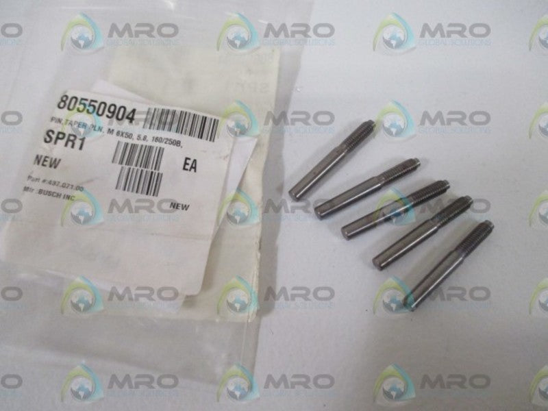 LOT OF 5 BUSCH 437.071.00 TAPPER PIN *NEW IN A BAG*