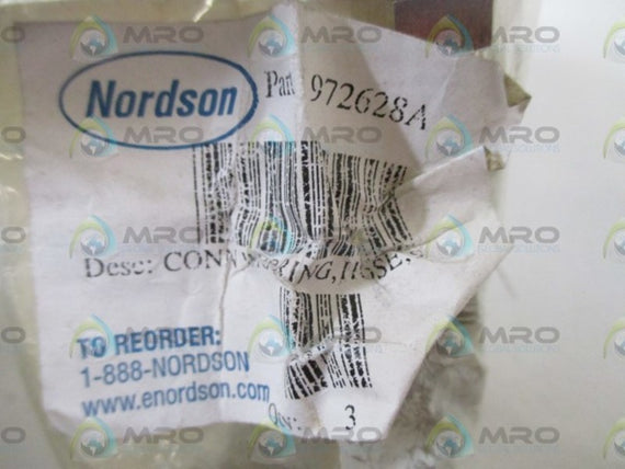 LOT OF 4 NORDSON 972628A MALE CONNECTOR *NEW IN A FACTORY BAG*