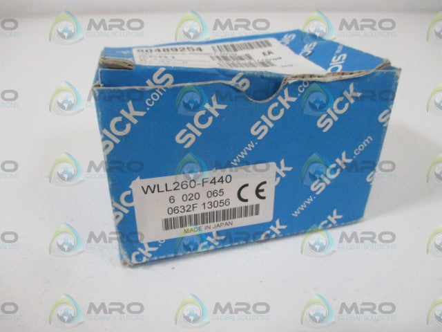 SICK WLL260-F440 BEAM FIBER OPTIC SENSOR *NEW IN BOX*