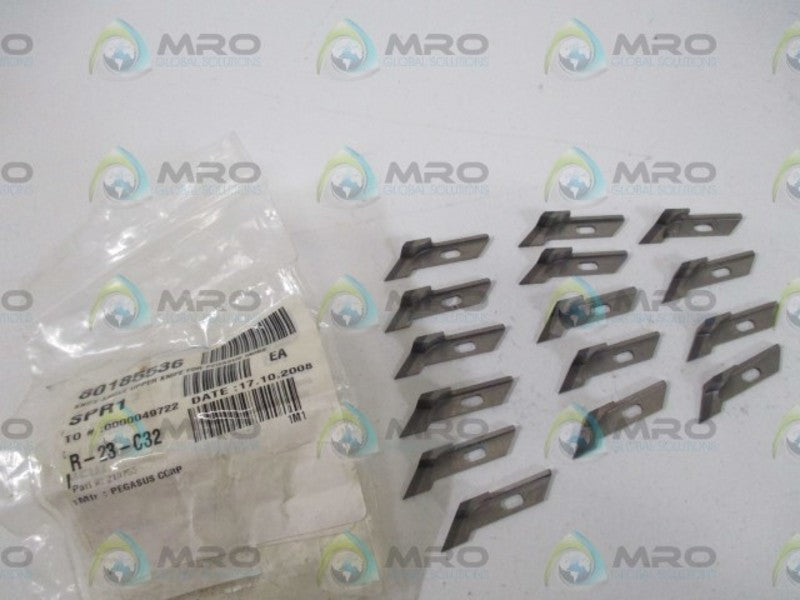 LOT OF 15 PEGASUS CORP. 210755 ANGLE UPPER KNIFE *NEW IN A BAG*