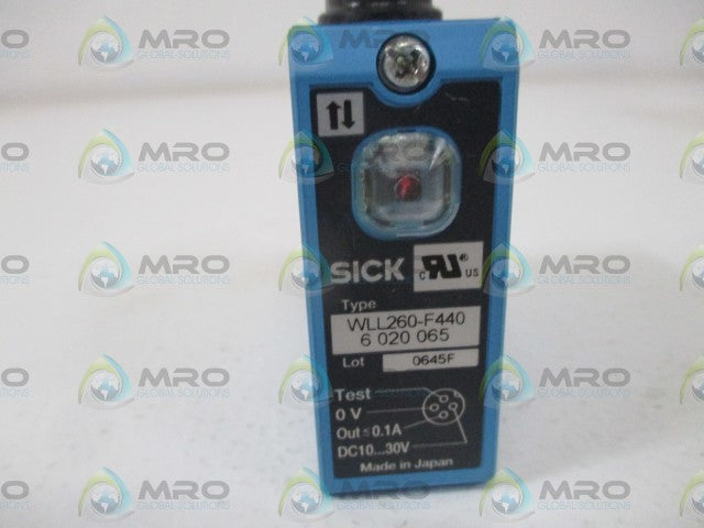 SICK WLL260-F440 BEAM FIBER OPTIC SENSOR *NEW NO BOX*