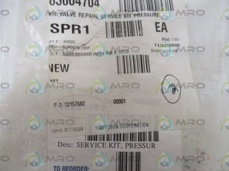 NORDSON 3945600 REPAIR KIT * NEW IN A BAG *