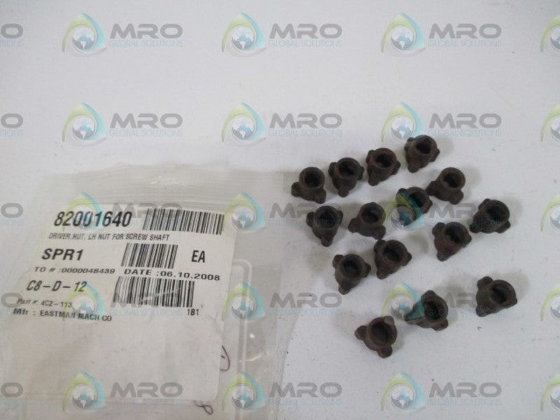 LOT OF 15 EASTMAN 4C2-113 NUT FOR SCREW SHAFT *NEW IN A BAG*