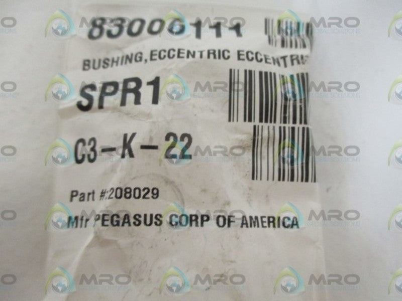 LOT OF 25 PEGASUS CORP. 208029 BUSHING *NEW IN A BAG*