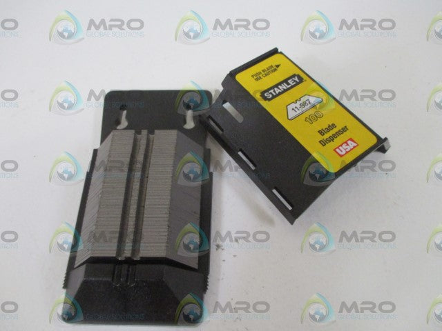 LOT OF 100 STANLEY 11-987 ROUND POINT BLADE DISPENSER *NEW NO BOX*