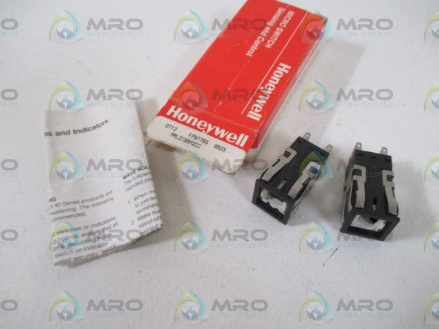 LOT OF 2 HONEYWELL AML21BBA2CC UNSEALED OI-PB SWITCH *NEW IN BOX*