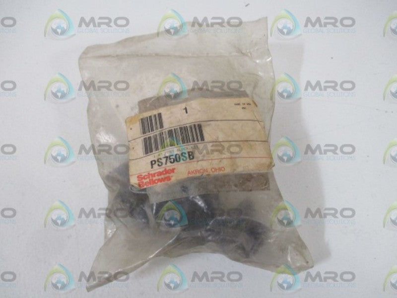 SCHRADER BELLOW PS750SB 1/4" PORT BLOCK KIT * NEW IN A BAG *