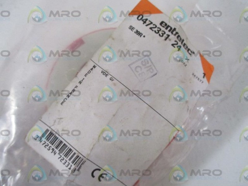 ENTRELEC 047233124 RED KNOB SE39R * NEW IN A BAG *