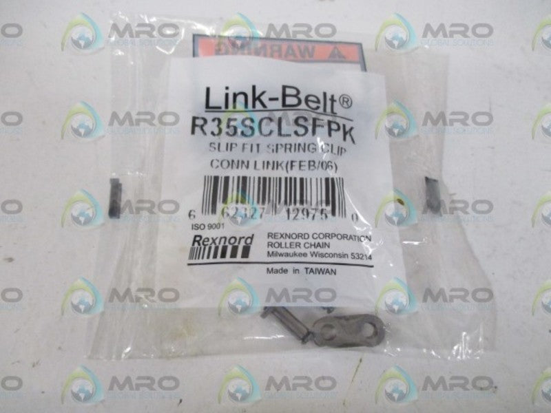 LOT OF 24 LINK-BELT RC35 SPR CLIP (R35SCLSFPK) CONNECTING LINK*NEW IN BOX*