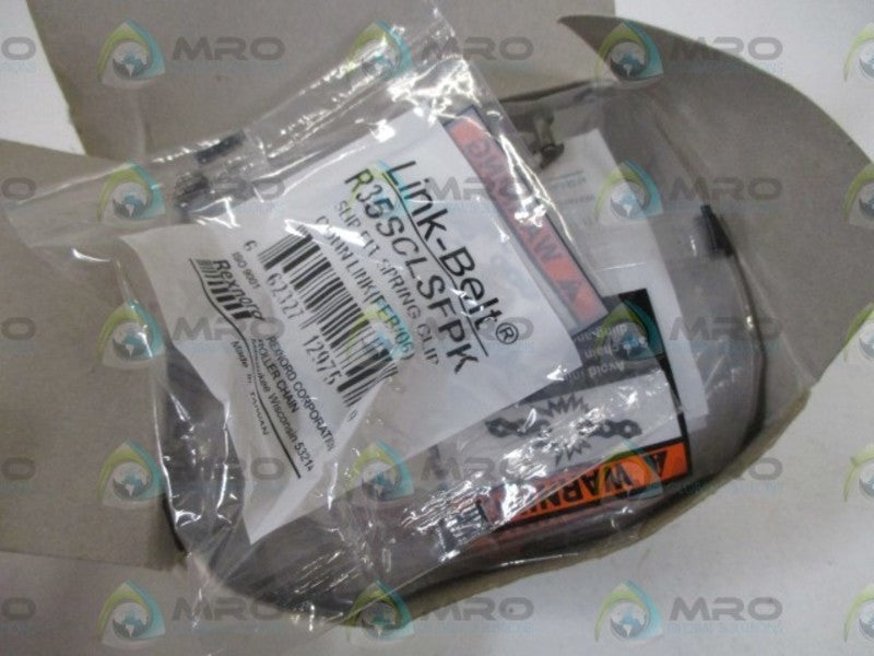 LOT OF 24 LINK-BELT RC35 SPR CLIP (R35SCLSFPK) CONNECTING LINK*NEW IN BOX*
