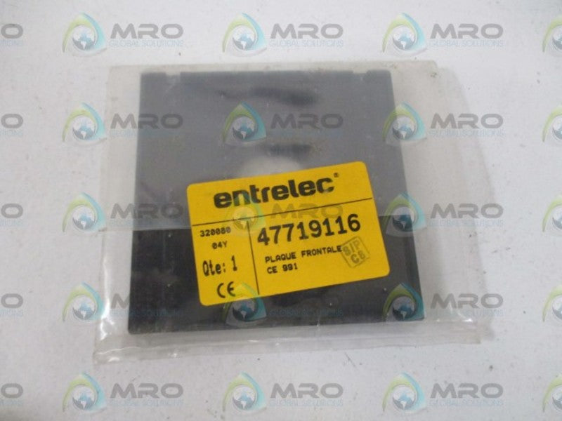 ENTRELEC 47719116 PLAQUE FRONTALE * NEW IN A BAG *