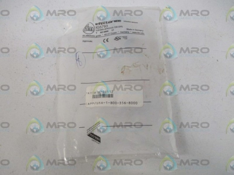 IFM EFECTOR IG5793 INDUCTIVE PROXIMITY SENSOR * NEW IN A FACTORY BAG *