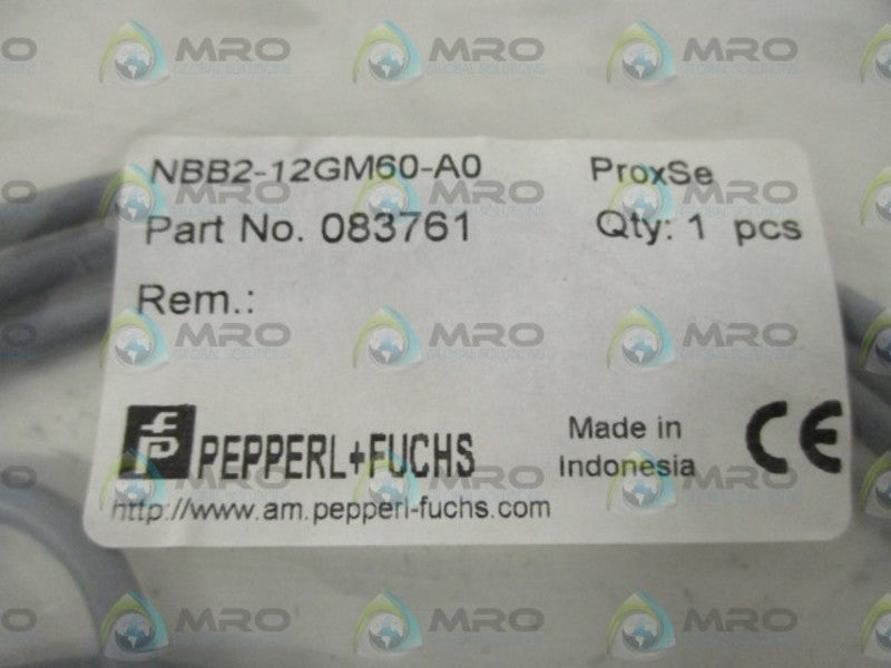 PEPPERL+FUCHS NBB2-12GM60-A0 * NEW IN FACTORY BAG *
