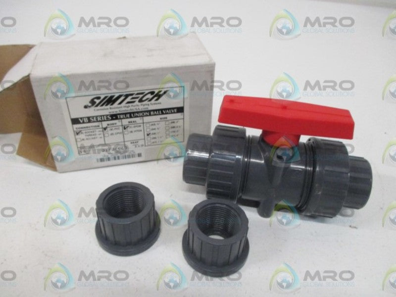 SIMTECH VBXV105 1" TRUE UNION BALL VALVE *NEW IN BOX*