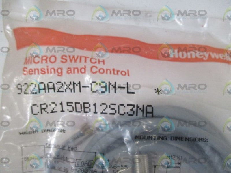 HONEYWELL 922AA2XM-C9N-L PROXIMITY SWITCH * NEW IN A FACTORY BAG *