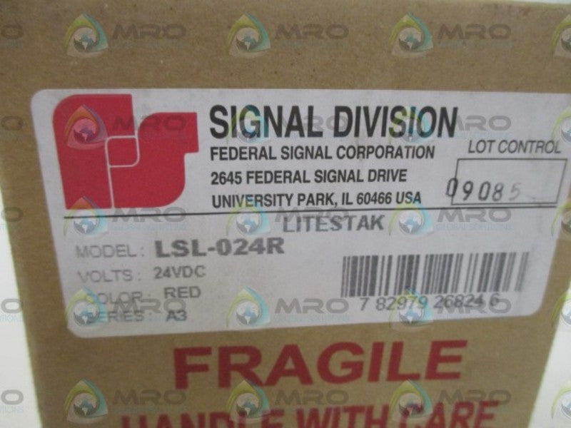 FEDERAL SIGNAL LSL-024R LITESTAK * FACTORY SEALED *