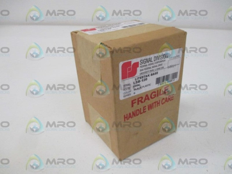 FEDERAL SIGNAL LSB-120 LITESTAK BASE * FACTORY SEALED *