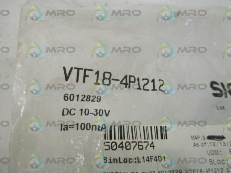 SICK VTF18-4P1212  PROXIMITY SWITCH *NEW IN A FACTORY BAG*