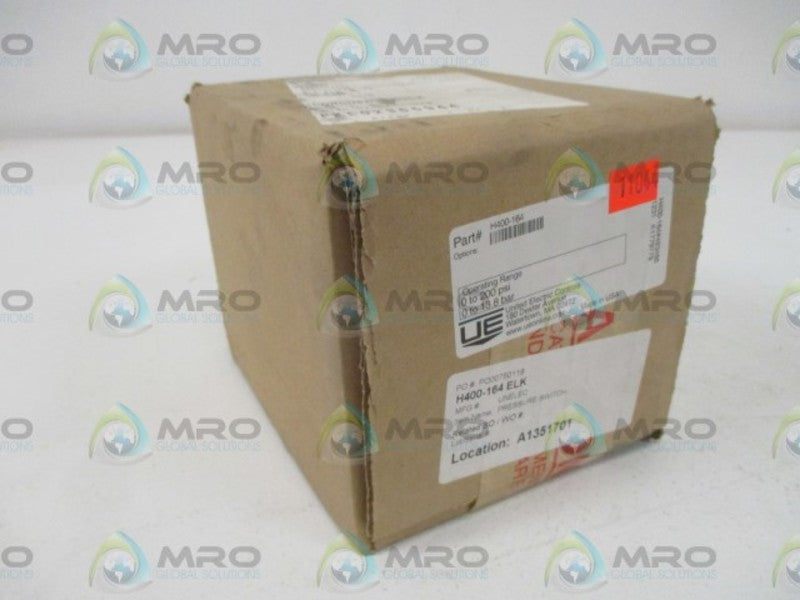 UNITED ELECTRIC H400-164 PRESSURE SWITCH * FACTORY SEALED *