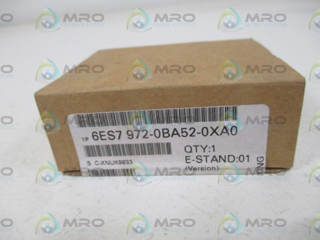 SIEMENS 6ES7972-0BA52-0XA0 BUS CONNECTOR * FACTORY SEALED *