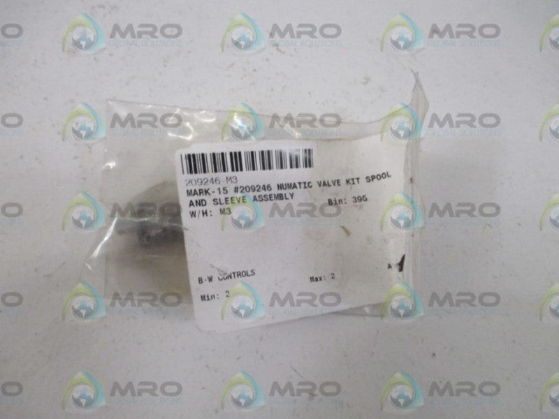 NUMATICS 209246-M3 VALVE KIT * NEW IN A BAG *