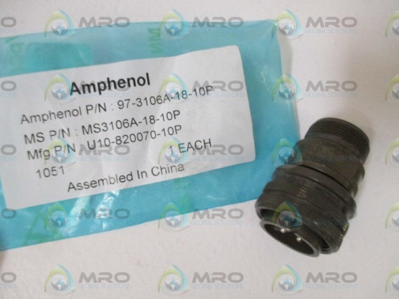 AMPHENOL 97-3106A-18-10P CONNECTOR * NEW IN A FACTORY BAG *