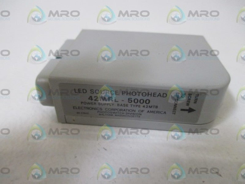 ELECTRONICS CORP. 42MRL-500 LED SOURCE PHOTOHEAD * ORIGINAL PACKAGE *